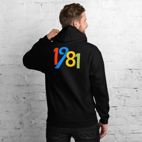 44th Birthday Gifts For Men And Women 1981 Unisex Hoodie