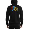 44th Birthday Gifts For Men And Women 1981 Unisex Hoodie