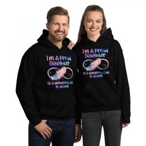 I’m A Proud Daughter Of A Wonderful Dad In Heaven Gifts Unisex Hoodie