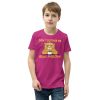 Don’t Bother Me Right Meow – Coffee Cat Humor Youth Short Sleeve T-Shirt