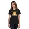Don’t Bother Me Right Meow – Coffee Cat Humor Youth Short Sleeve T-Shirt