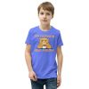 Don’t Bother Me Right Meow – Coffee Cat Humor Youth Short Sleeve T-Shirt