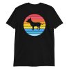 Chihuahua Tailless Dog Retro Vintage Silhouette Breed sunset Short-Sleeve Unisex T-Shirt