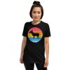 Chihuahua Tailless Dog Retro Vintage Silhouette Breed sunset Short-Sleeve Unisex T-Shirt