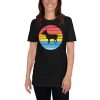 Chihuahua Tailless Dog Retro Vintage Silhouette Breed sunset Short-Sleeve Unisex T-Shirt