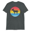 Chihuahua Tailless Dog Retro Vintage Silhouette Breed sunset Short-Sleeve Unisex T-Shirt