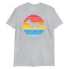 Chihuahua Tailless Dog Retro Vintage Silhouette Breed sunset Short-Sleeve Unisex T-Shirt