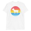 Chihuahua Tailless Dog Retro Vintage Silhouette Breed sunset Short-Sleeve Unisex T-Shirt