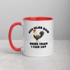 Kuv hlub qaib more than I can say Mug with Color Inside