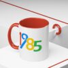 40th Birthday Vintage 1985 40 Years Old Gifts  Accent Coffee Mug - Fun Retro Design for Coffee Lovers