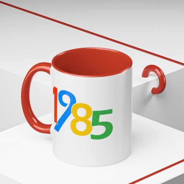 40th Birthday Vintage 1985 40 Years Old Gifts  Accent Coffee Mug - Fun Retro Design for Coffee Lovers