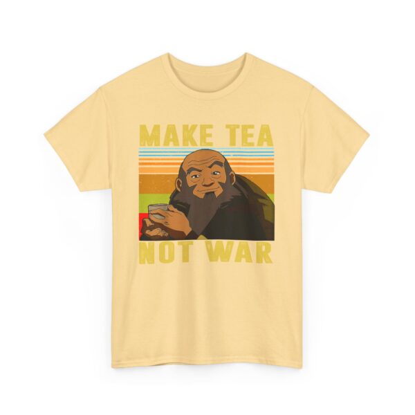 Make Tea Not War Unisex Heavy Cotton Tee - Casual Comfortable Tee for Tea Lovers