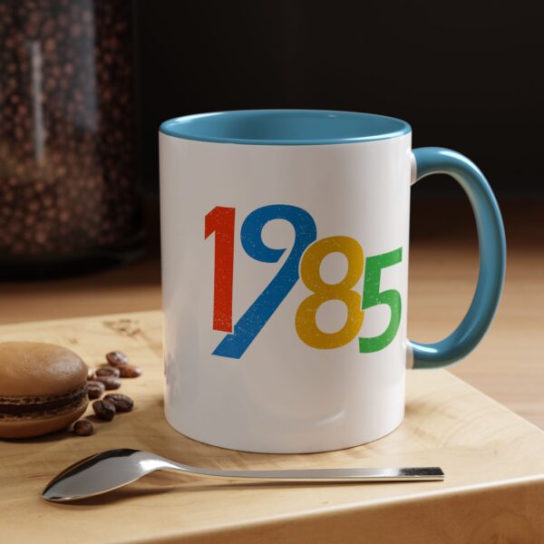 40th Birthday Vintage 1985 40 Years Old Gifts  Accent Coffee Mug - Fun Retro Design for Coffee Lovers