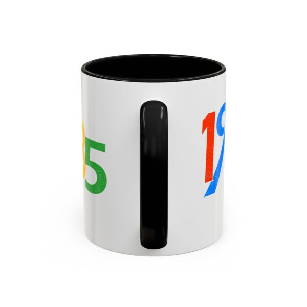 40th Birthday Vintage 1985 40 Years Old Gifts  Accent Coffee Mug - Fun Retro Design for Coffee Lovers