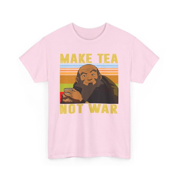Make Tea Not War Unisex Heavy Cotton Tee - Casual Comfortable Tee for Tea Lovers