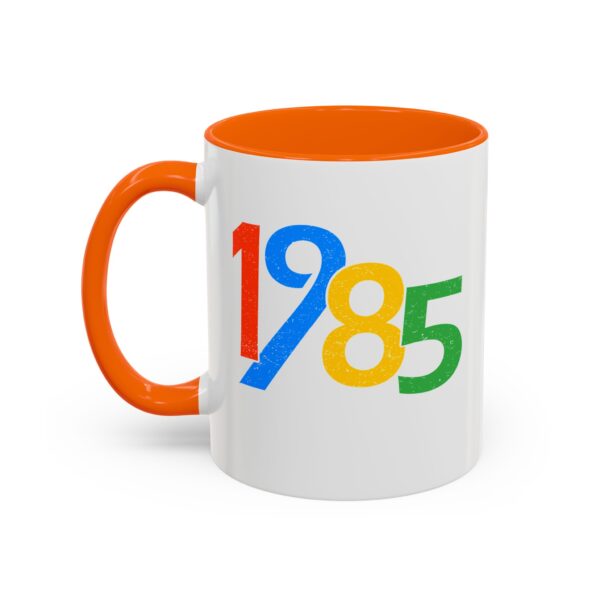 40th Birthday Vintage 1985 40 Years Old Gifts  Accent Coffee Mug - Fun Retro Design for Coffee Lovers