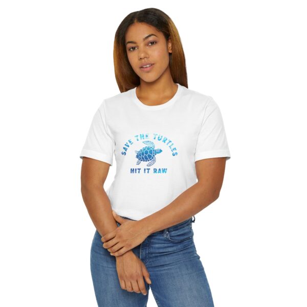 Save The Turtles Unisex Jersey T-Shirt - Eco-Friendly Apparel for Ocean Lovers