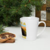 Make Tea Not War Peaceful Samurai Tea Drinker Latte mug
