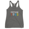 Vintage 1965 60Year Old 60th birthday Gifts Women's Racerback Tank