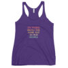 Its Weird Being The Same Age As Old People Funny Quotes Women's Racerback Tank
