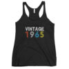 Vintage 1965 60Year Old 60th birthday Gifts Women's Racerback Tank