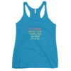 Its Weird Being The Same Age As Old People Funny Quotes Women's Racerback Tank
