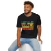 Funny dad jokes in dad-a-base vintage for father's day Mens  Unisex Softstyle T-Shirt - Fun Gift for Dads