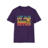 Funny dad jokes in dad-a-base vintage for father's day Mens  Unisex Softstyle T-Shirt - Fun Gift for Dads